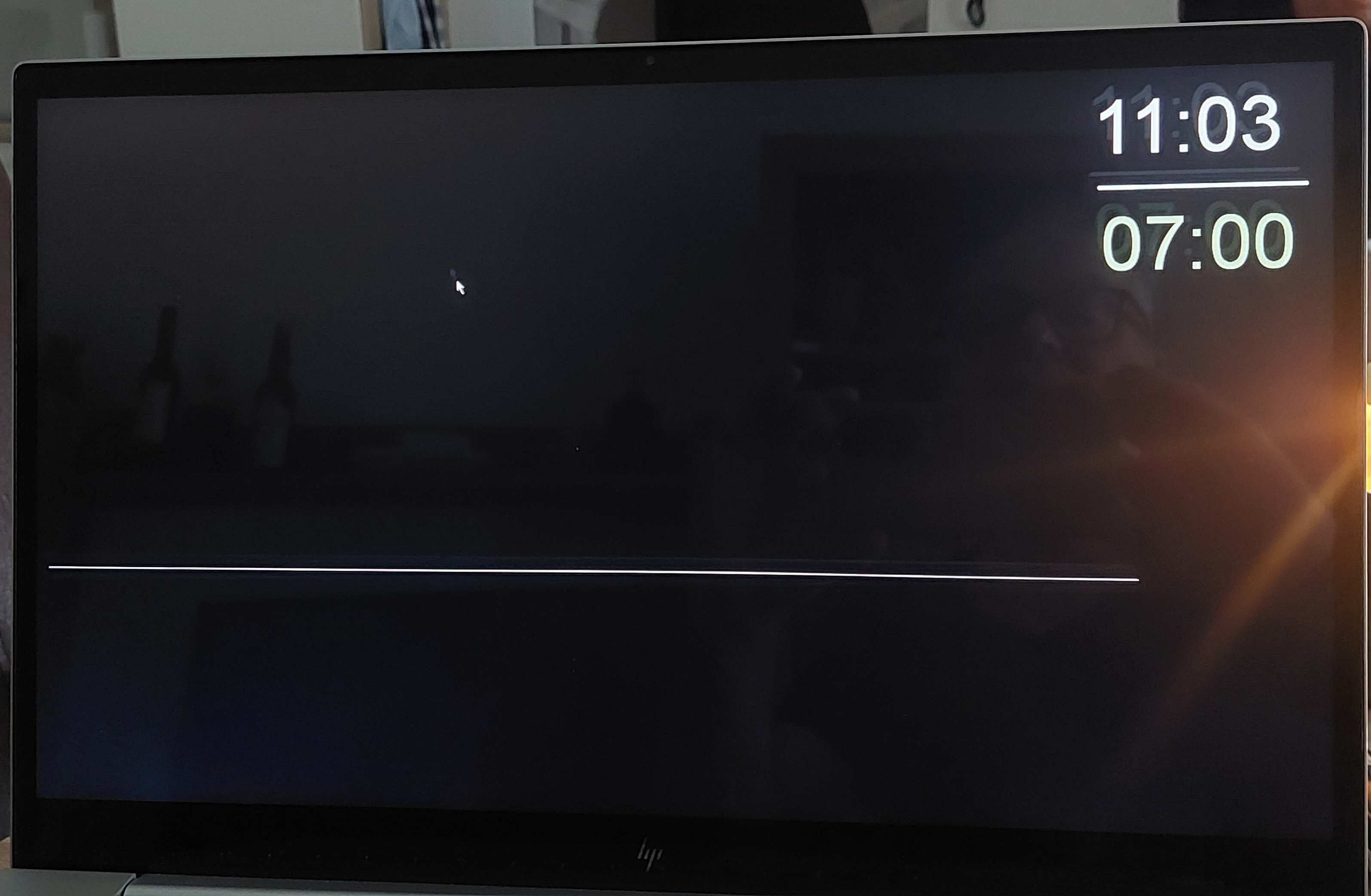 Ergebnis auf dem Stage Monitor