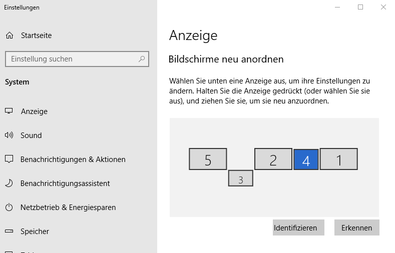Falsche Monitor-Positionierung nach Songbeamer-Start
